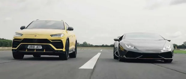 Lamborghini Urus y el Huracán EVO